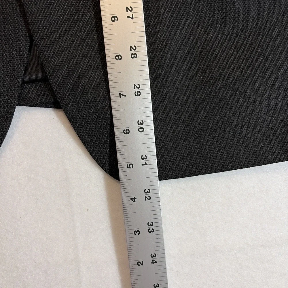 Banana Republic Slim Fit Nailshead Suit Jacket Sport Coat Mens 40S Charcoal Gray